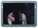 Santa en las Fiestas de Getafe 1986 , Primer concierto en Madrid de Leonor Marchesi , recien incorporada a la banda. 20